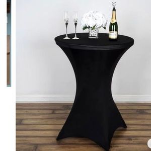 Table covers for stand up cocktail tables